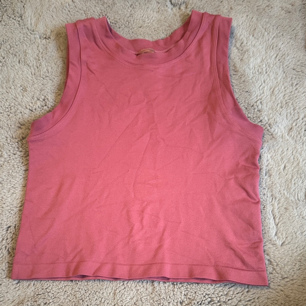 Women's Red Sleeveless Top